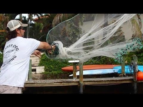 Super Slow Motion Cast Net Throw